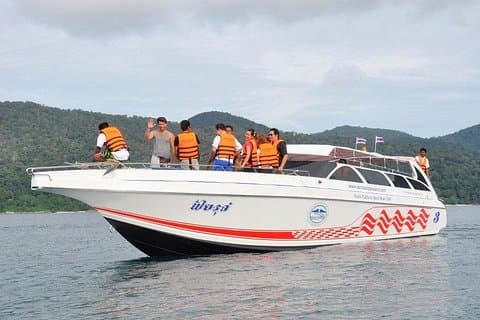 Phuket til Koh Kradan av Satun Pakbara Speed ​​Boat