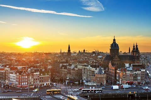 Panoramic Private City Tour i Amsterdam