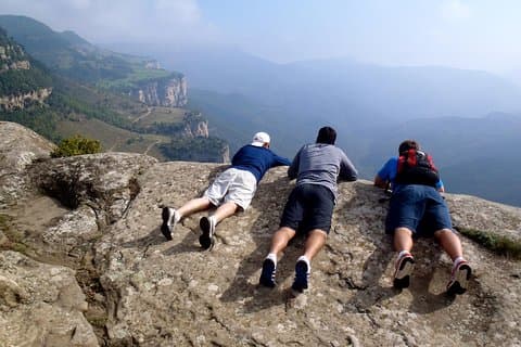 Private Pre-Pyrenees Medieval Village Hike from Barcelona