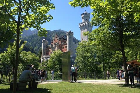 Öl och ett slott, en rundtur i Neuschwanstein