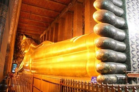 Recorrido por la ciudad de Bangkok (Golden + Reclining + Marble Buddha) + Recogida y regreso al hotel