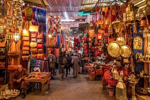Marrakech privat shoppingstur