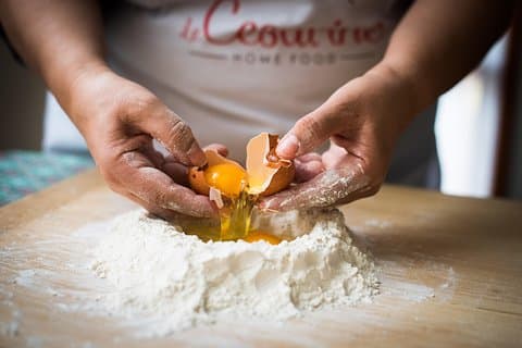 Privat pasta og Tiramisu-klasse hjemme hos en Cesarina med prøvesmagning i Todi