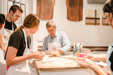 Private Pasta & Tiramisu Class at a Cesarina's home with tasting in San Gemini
