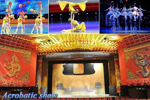 Chinese Acrobatic & Peking duck Banquet with wonderful NightTours