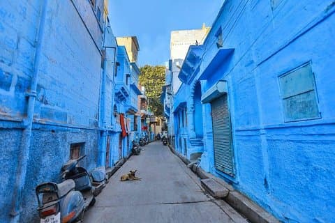 Tour de Jodhpur, la Ville bleue