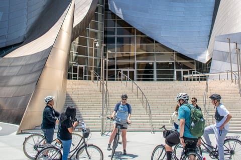 Passeio de bicicleta pelo centro de Los Angeles