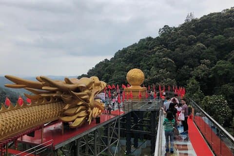 Privat dagstur til Tianzi Mount Waterfall og Glassbridge fra Guangzhou