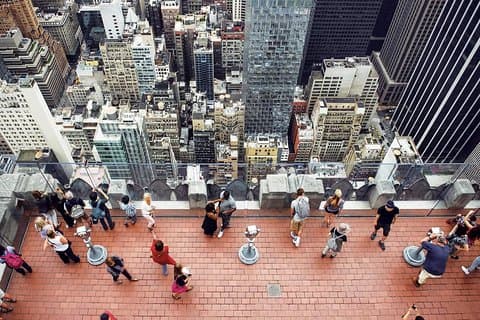 Top Of The Rock e passeio a pé de 3 horas em Manhattan