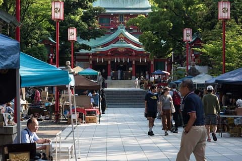 Traditionell antikvitetsmarknadstur Tokyo