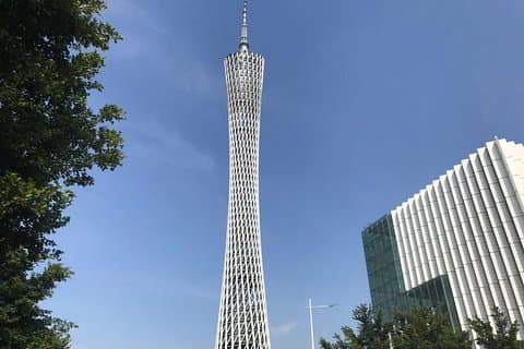 Guangzhou PM privat rundtur: Kantontornet, middagsbuffé, kryssning