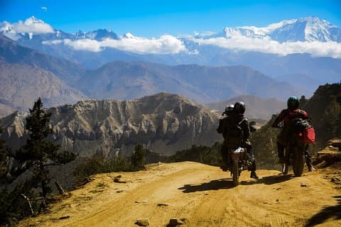 8 dias Jomsom Muktinath passeio de bicicleta