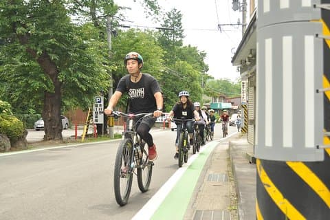 Sakutto from the inn! Hot spring town short course