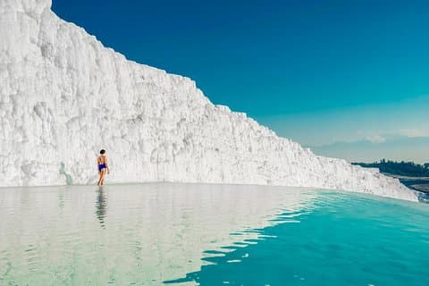 Journée aux travertins Pamukkale au départ de Kusadasi