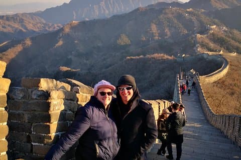 英語を話すドライバーとのMutianyu万里の長城旅行