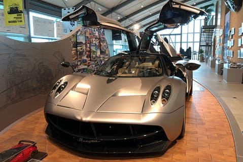 Antagonist Motors: Lamborghini, Ferrari, PaganiFactory, Lunch, Private transport