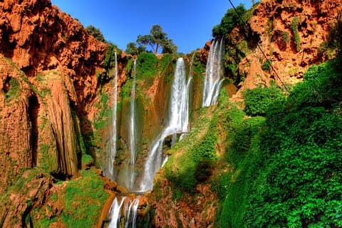 Tagesausflug zu den Ouzoud-Wasserfällen ab Marrakesch