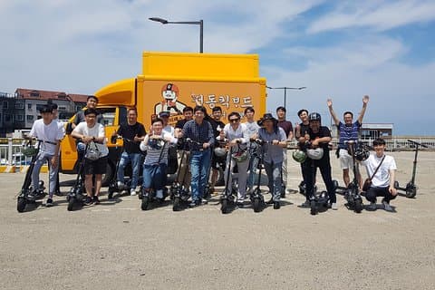 Jeju Kickscooter Fun & Exciting Riding by Seashore