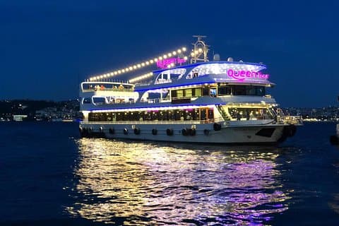 Istanbul Bosphorus middag cruise og tyrkisk natt show med DJ