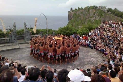 Sunset Uluwatu-tempel og Kecak Fired Dance-show