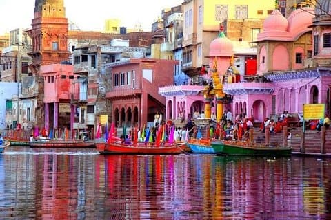 Samme dagstur i Tajmahal med Mathura og Vrindavan