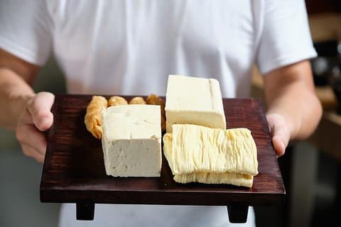 Experiencia de bricolaje de tofu local de Taiwán en Daxi
