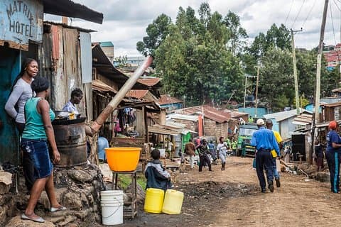 Kibera Slum guidad tur från Nairobi