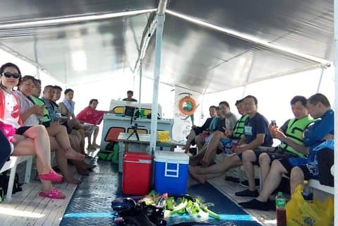 CEBU Island Hopping Tour til Nalusuan Island