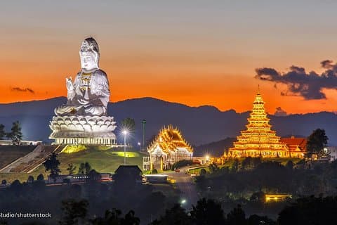 Chiang Mai - Full Day Chiang Rai & Golden Triangle Tour med lunsj