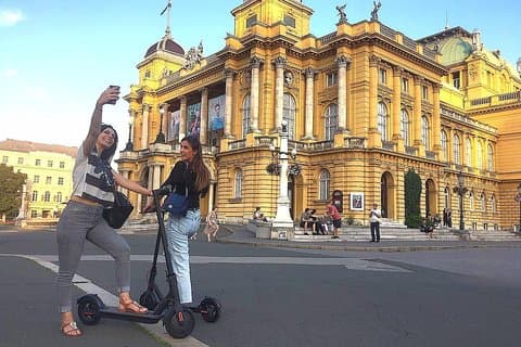 Excursão ao eScooter em Zagreb