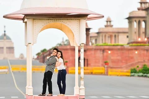 Séance photo privée avec un photographe local à New Delhi