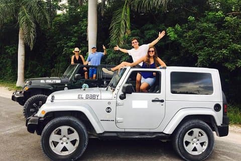 Excursion privée en jeep à Cozumel avec expérience de plongée en apnée et déjeuner