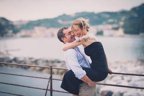 Séance photo privée avec un photographe local à Lerici