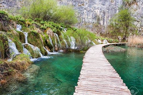 Visite privée du parc national des lacs de Plitvice au départ de Split