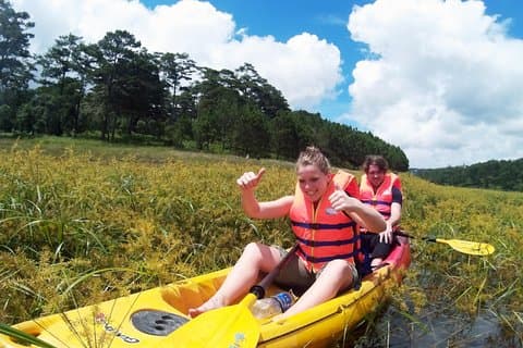 Hike and Kayak with exploring Tuyen Lam Lake in Da Lat