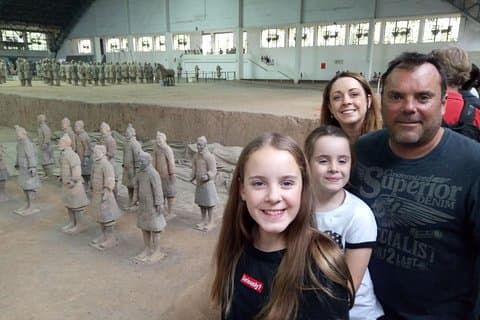 Tagesausflug nach Xi'an: Terrakotta-Krieger und Stadt ab Chengdu mit dem Zug