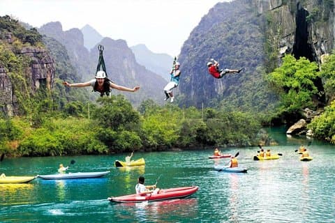 Visite de la grotte de Phong Nha et de la grotte sombre