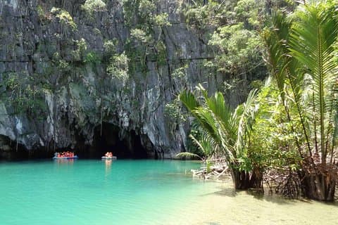 Puerto Princesa Underjordisk tur längs stranden UNESCO