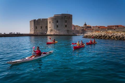 Morgen og dagstur - sjøkajakk og snorkling Dubrovnik