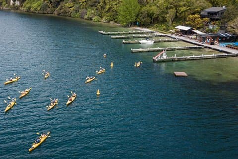 Rotorua: Dagtid naturskjønn innsjø Rotoiti kajakktur