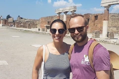 Tagestour ohne Anstehen durch Pompeji und den Vesuv mit Hotel- oder Hafenübernahme