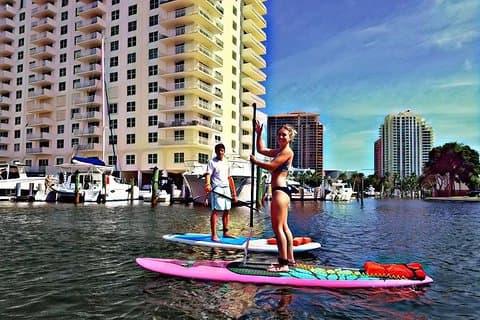 Recorrido por las siete islas y manglares exclusivos de Fort Lauderdale y tabla de remo/kayak ecológico