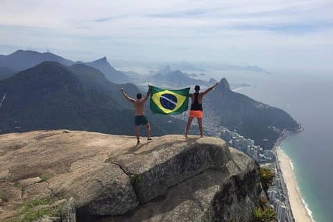 Pedra da Gávea - vandringstur med säkerhetsutrustning