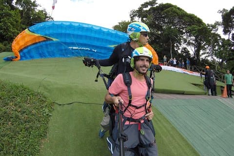 Paraglidingflygning i Rio de Janeiro - Veteranlag