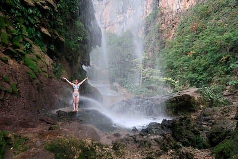 Sima de Las Cotorras - Cascada "El Aguacero"