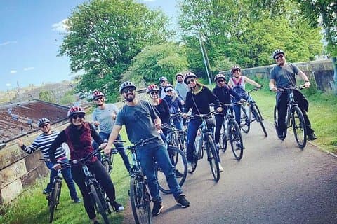 Stadsfietstocht door Edinburgh - Keuze uit e-bike of handmatig