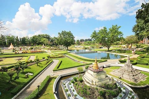 Mini Siam Miniature World al biglietto d'ingresso di Pattaya