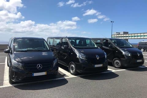 Privat transfer flygplats till Funchal 8 personer plus retur