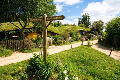 Luksus Lille gruppe tur fra Auckland til Hobbiton Movie Set