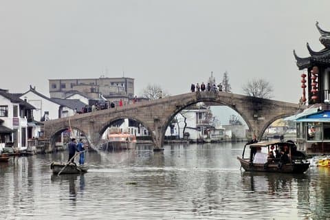 Private Tour zur Wasserstadt Zhujiajiao in Shanghai
